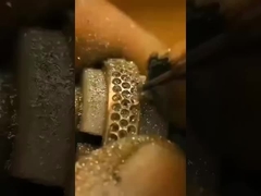 Goldluxurys Anillo de boda de diamantes redondo de oro 18K